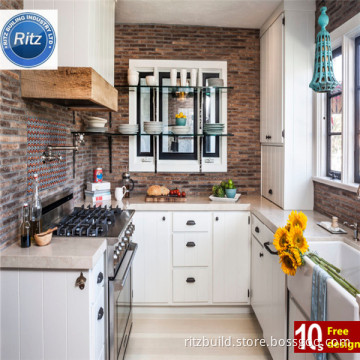 Customized New Design Hot Sale House Kitchen MFC Kitchen Cabinet MDF Board Cabinet